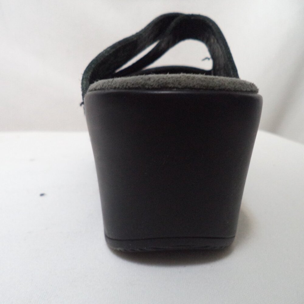 Dansko Black Leather Strap Mules - Picture 10 of 12